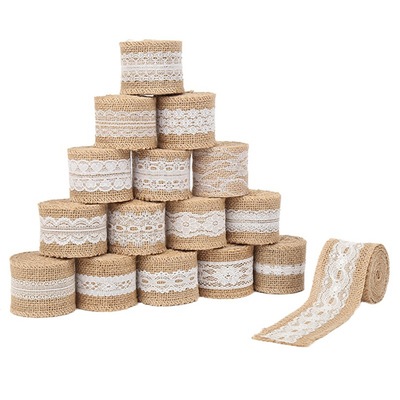 Кружевная лента из мешковины