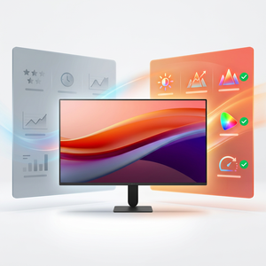 Factory Direct 24 27 Inch Rotatable Computer <b>Flat</b> Display Screen 2K 4K 75Hz 3440*1440 Desktop PC Business Monitor - Product Image 3