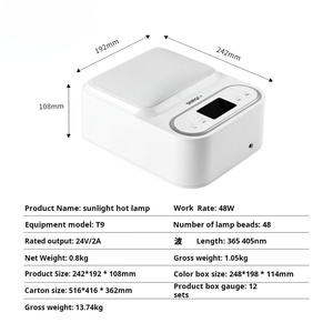 Lámpara UV de Secado Rápido para Uñas, de Alta Calidad, 48w, con Soporte para Manos, Personalizada de Fábrica, para Salón de Uñas - Product Image 4