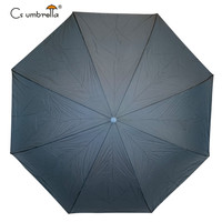 YS-8067 Parapluie inversé personnalisé en gros, manuel, coupe-vent, 8 baleines, double couche, poignée en C, moderne, décontracté, en métal, pour voiture et extérieur