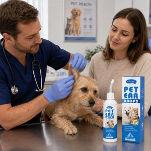 <span class=keywords><strong>Gotas</strong></span> Limpiadoras <span class=keywords><strong>de</strong></span> Oídos <span class=keywords><strong>para</strong></span> Mascotas, Fórmula Suave, Elimina la Cera, la Suciedad y el Olor, Previene Infecciones, Seguro <span class=keywords><strong>para</strong></span> Perros y Gatos - Product Image 3