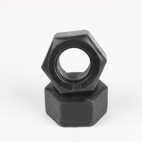 Écrou hexagonal lourd en acier au carbone noir oxydé haute résistance ASTM A194 2H conforme à la norme ASME B18.2.2