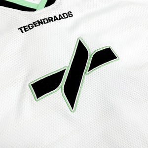 Camiseta de fútbol de malla personalizada, camisetas de fútbol de club con diseño de bordado de sarga de aparejos transpirables americanos - Product Image 4