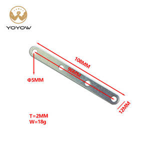 Metal Cabinet Hinge Furniture Joint Strap Drawer Joint Bar for <b>Wardrobe</b> Door and Cabinet Door - Product Image 2