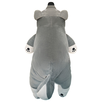 Coussin chauffant électrique USB Jouet en peluche mignon pour chien, avec 3 contrôles de température et de temps, peluche chauffante pour le confort