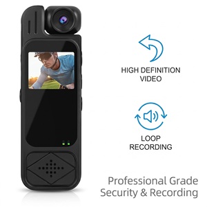 Mini caméra corporelle 2K portable, enregistreur vidéo rotatif, vision nocturne, détection de mouvement, caméscope sportif - Product Image 5