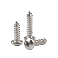 Custom Galvanized Stainless Steel SUS304/316 (A2/A4) Round Head Self Drilling Screws Pan Head Self Tapping Screws