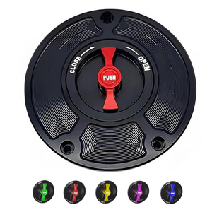 Tapa de tanque de combustible de liberación <span class=keywords><strong>r</strong></span>ápida CNC, cubierta de gasolina para <span class=keywords><strong>Honda</strong></span> CBR650R CB650R 2018-2023, <span class=keywords><strong>accesorios</strong></span> para motocicletas CNC - Product Image 1
