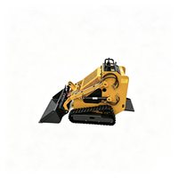 Mini-chargeuse sur chenilles 1t articulée hydraulique à moteur EPA pour travaux de construction, certifiée CE - Vente chaude