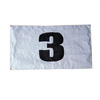 Grands drapeaux d'affichage en tissu suspendus avec logo Drapeaux de rétroviseur Croix blanche en drapeau rouge