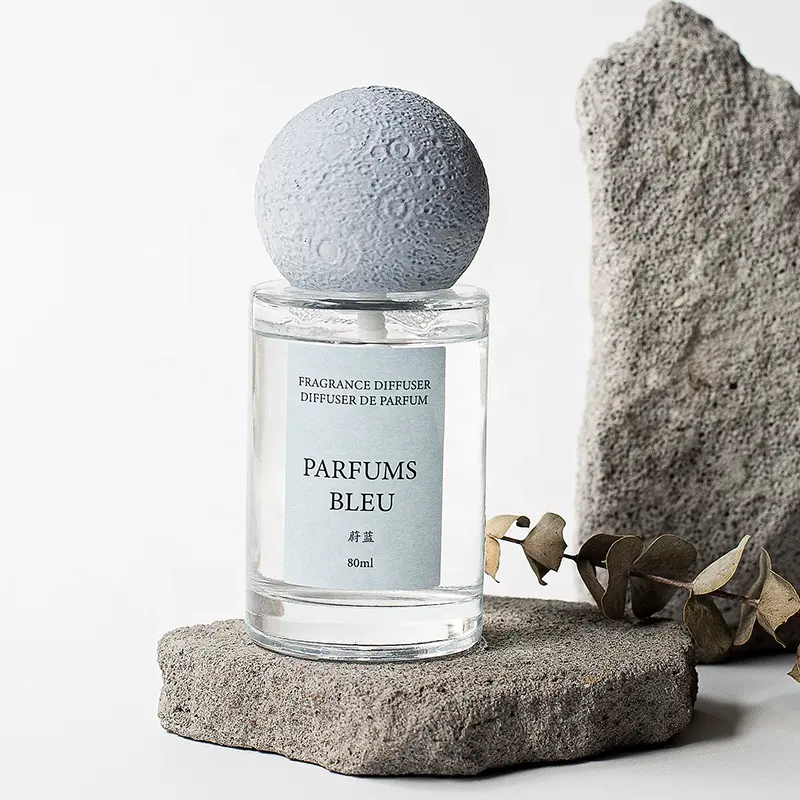 Toptan aromaterapi sigara yangın sıvı ev için Aroma taş güzel küçük ay difüzör