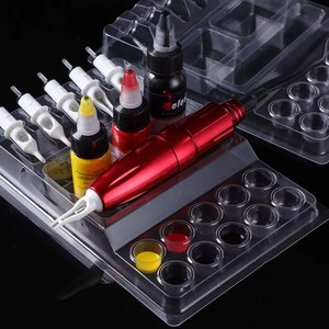 Bandeja de tinta para tatuajes al por mayor, 25 unidades, soporte para cartuchos y agujas, soporte para máquina, bandeja desechable para suministros de tatuaje, bandeja de limpieza para estudio - Product Image 6