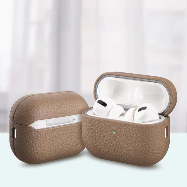 Luxury Design Cheap case De airpod Protective Airpod case Cover Leather case for Airpods 1 2 Pro