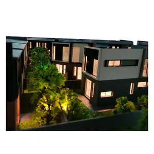 New arrival 3D maquette villa miniatures for land developer , architecture model making