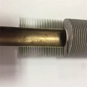 Factory directly provides finned tube 316 stainless extruded copper finned tube with aluminum fins for heat exchanger