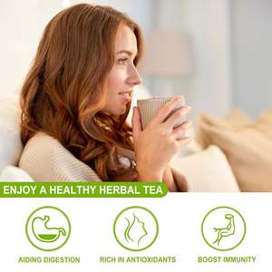 شاي أعشاب من أوراق المورينجا العضوية الطبيعية صندوق مخصص شاي تنحيف غير غمو خالي من الكافيين منتقاة حديثا - Product Image 6