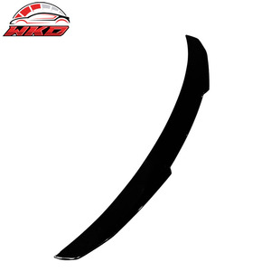 Convient pour BMW G22 Série 4 Coupé 2021-2026 Aileron de coffre style PSM Noir brillant - Product Image 3