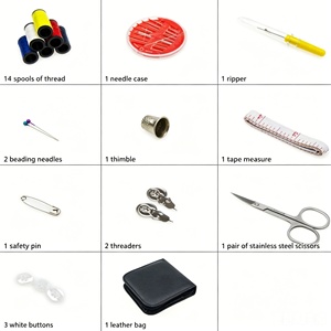 Kit <span class=keywords><strong>de</strong></span> Costura <span class=keywords><strong>de</strong></span> Cuero Pequeño para Compra al por Mayor, con 14 Bobinas <span class=keywords><strong>de</strong></span> Hilo <span class=keywords><strong>de</strong></span> Coser <span class=keywords><strong>de</strong></span> Colores, Artículos <span class=keywords><strong>de</strong></span> Hotel, OEM ODM - Product Image 6