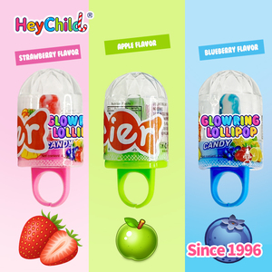 Bonbons en gros, étiquette privée personnalisée, bonbons pour bébé en forme d'anneau colorés, sucrés avec des perles de bonbons, collation amusante pour enfants, saveurs de fruits, design ludique - Product Image 3