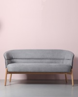 Banc de salon double simple à la mode pour hall de bureau commercial