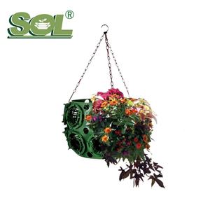 Macetas Verticales para Decoración de Carreteras, Macetas Colgantes con Autorriego para Flores, Sin Recubrimiento, SL-Y040, Plástico, 10 Piezas - Product Image 2