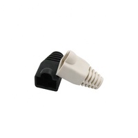 Bunte Gummi-RJ45-Schutzhüllen für Cat5e Cat6 Netzwerk 8P8C Modularstecker, RJ45-Steckerabdeckung, Weiche Kunststoff-Kabelstecker