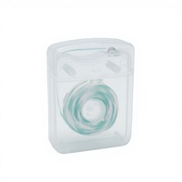 Fil dentaire orthodontique en nylon pour usage domestique, saveur menthe, avec enfile-fil, pour le nettoyage des appareils dentaires, implants et bridges