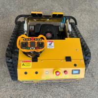 Mesin Pemotong Rumput XCMG G55 550mm dengan Remote Control, 9.5HP 224cc Mesin Longxin, Bahan Bakar Hibrida Listrik, Robot Pemotong Rumput untuk Lereng