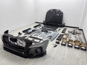 Kit envolvente de fibra de carbono para <span class=keywords><strong>Mansory</strong></span> modificado para <span class=keywords><strong>Audi</strong></span> <span class=keywords><strong>Q8</strong></span>/RSQ8 alta calidad nuevo parachoques delantero parachoques trasero falda lateral de labio delantero - Product Image 3