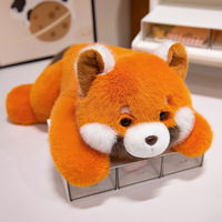Poupées en peluche unisexes de la série Cute Little Animal Montées dans une voiture, Capybara Bear, couchées sur l'épaule, lavées créatives
