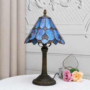 <span class=keywords><strong>Lampe</strong></span> de Table Milieu du Siècle Vitrail Antique <span class=keywords><strong>Art</strong></span> Déco Moderne Style <span class=keywords><strong>Tiffany</strong></span> Petit Lit <span class=keywords><strong>Lampe</strong></span> de Table de Chevet - Product Image 3