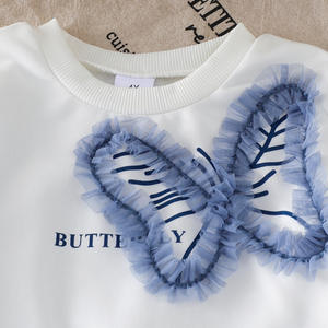 Conjunto de Dos Piezas de Sudadera con Capucha de Mariposa Informal de Moda Otoñal Europea y Americana - Product Image 4