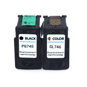 Cartouches d'encre compatibles PG745 CL746 pour imprimantes Canon MG2400 MG2470 MG2570, remplacement couleur noire - Product Image 1
