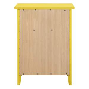 DB Table de chevet de luxe moderne Vibrant Yellow Casual Bedroom Furniture pour appartement Home Use - Product Image 3