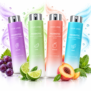 Spray Rafraîchissant pour l'Haleine Tendance, Parfum Longue Durée, Compact et Portable, Brume Fine, 4 Saveurs de Fruits, Spray Probiotique Rafraîchissant pour l'Haleine - Product Image 1