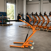 Chariot élévateur électrique à bras courbé pour le chargement, le déchargement et le stockage, directement de l'usine, capacité de charge de 500 kg/700 kg, longueur de fourche de 900 mm