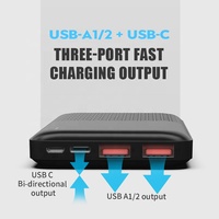 Banque d'alimentation 2026 WST, fabricant, ABS, double USB, charge rapide 22,5W 20W, 10000 mAh, promotion cadeau