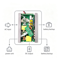 Alimentation à découpage 500W AC 110-240V 500W +/-30V 35V 40V 45V 50V 55V 60V 65V 70V, carte nue, pour automatisation DTU FTU Terminal