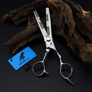 Forbici Sfilzanti a Doppia Lama da 6.0 Pollici, Forbici Professionali per <span class=keywords><strong>Parrucchieri</strong></span> di Alta Qualità, Facili da Usare HS-017 - Product Image 5