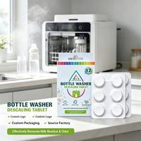Pastilles détartrantes pour lave-biberons, sans parfum, sûres, nettoyage en profondeur, pour toutes les machines à laver les biberons, 4g
