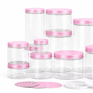 Frascos de Plástico Transparente Libres de BPA de 200g con Tapa de Rosca para Alimentos para Bebés, Bocadillos Orgánicos, Chicles y Almacenamiento de Ensaladas - Product Image 1