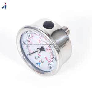 Goods Frequently-Used Vacuum <strong>Pressure</strong> <strong>Gauge</strong> All Stainless Steel Oil Filled <strong>Pressure</strong> <strong>Gauge</strong> - Product Image 4