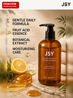 OEM ODM Private Label 500ml Fruitzuur Douchegel Oliecontrole Reinigende Zachte Reiniging Gladde Huidverzorging Langdurige Geur