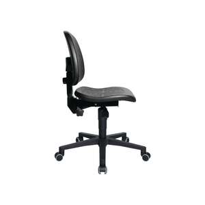 TOPSTAR Chaise pivotante de bureau TEC 40 roulettes en mousse de polyuréthane noir 410-540mm - Product Image 3