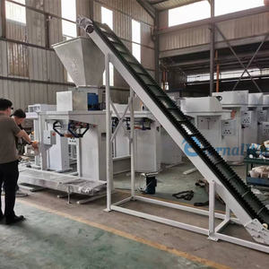 Automatische 15kg 25kg 50kg <span class=keywords><strong>Bagger</strong></span> Kohle Briketts <span class=keywords><strong>Bagger</strong></span> Wiegen Füllung Kohle Säule Holzkohle gürtel Verpackungs maschine - Product Image 5