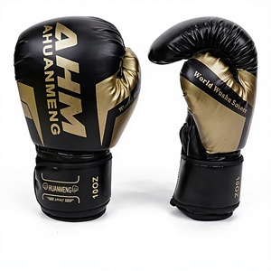 <span class=keywords><strong>Guantes</strong></span> de Boxeo de Entrenamiento MMA de PU Hechos a Medida con Cierre de Diseño de Medio Dedo, 1 Par - Product Image 2