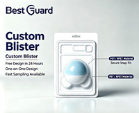 Meilleur emballage en blister à clapet transparent en PET/RPET sur mesure pour la vente en gros, emballage de détail en plastique pour jouets d'enfants et biens de consommation