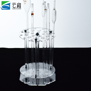 Yuncheng Acrylic Pipette Holder 28 Wells Rotatable <b>Disc</b> Shape Lab Stand - Product Image 1