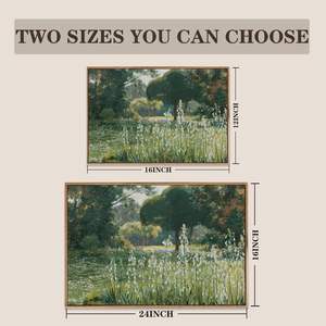 Yukmin Vintage paesaggio incorniciato tela di arte della parete pittura a olio di arte della parete natura selvaggia dipinti per soggiorno, camera da letto, ufficio - Product Image 5