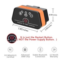 Potente Escáner de Diagnóstico para Automóviles Vgate Icar2 ELM327 para OBD2 con 1 Año de Garantía para la Mayoría de los Autos